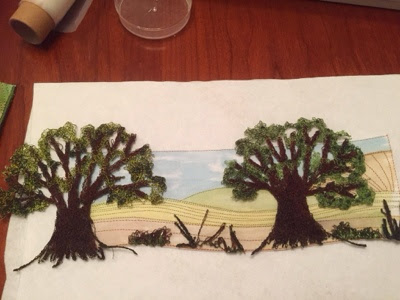 Machine Embroidery Trees 2