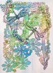 Dragonfly organza panel Kit