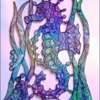 Seahorse Organza Panel Kit