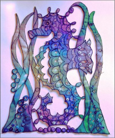 Seahorse Organza Panel Kit