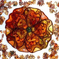 Organza Flaunt It Flower Brooch Kit (Copper)