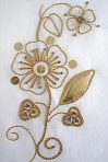 Goldwork Strawberries and Flower Kit