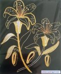 Goldwork Lily