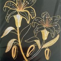 Goldwork Lily