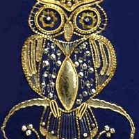 Goldwork Owl Kit