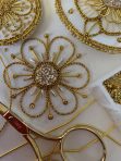 Introduction to Goldwork: Flower rondel