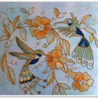 Goldwork Hummingbird Kit