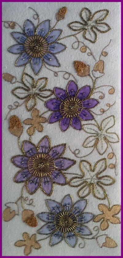 Passion Flower Goldwork