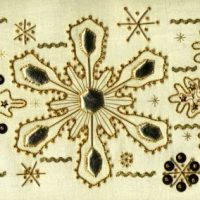 Goldwork Snowflakes