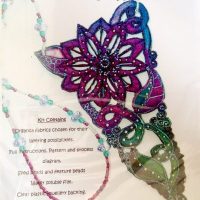 Clematis Mock Amulet Necklace