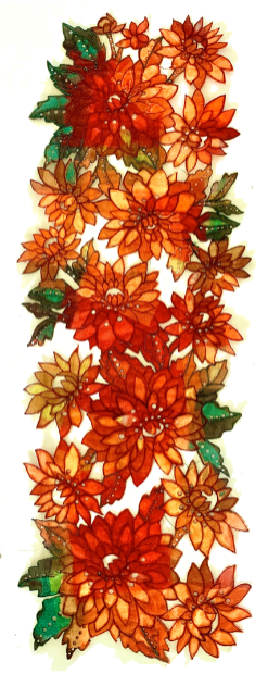 Chrysanthemum Long Panel